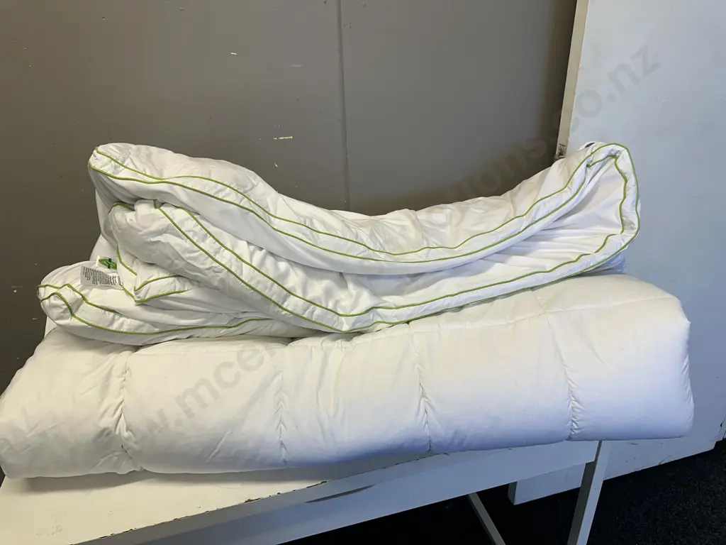 King Size Green First Hypoallergic Mattress Topper Image 1++