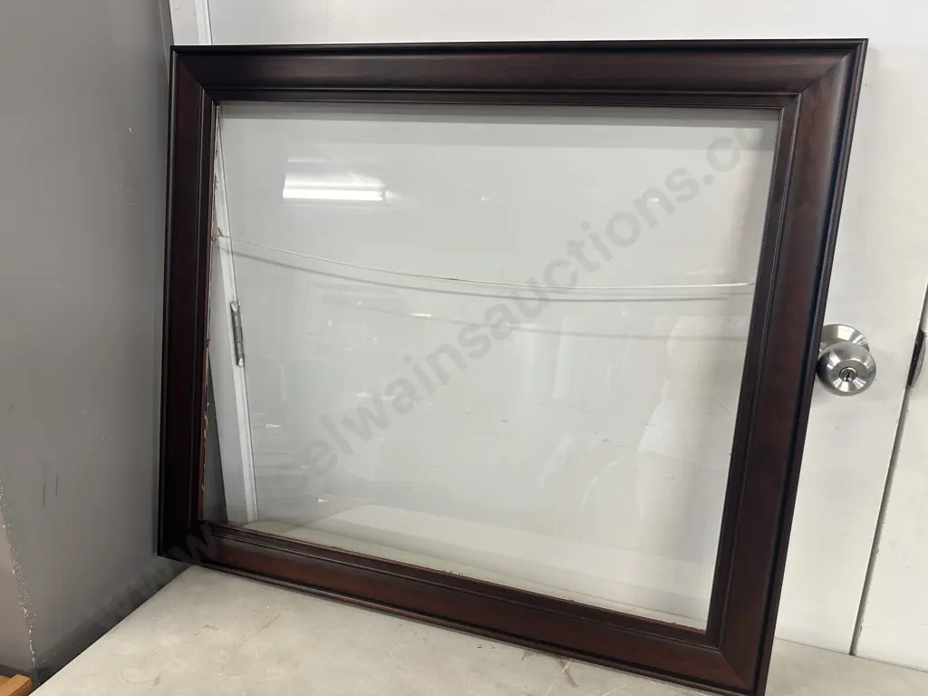 Western Australian Jarrah Wooden Frame With Glass. 66 x 76cm Image 1++