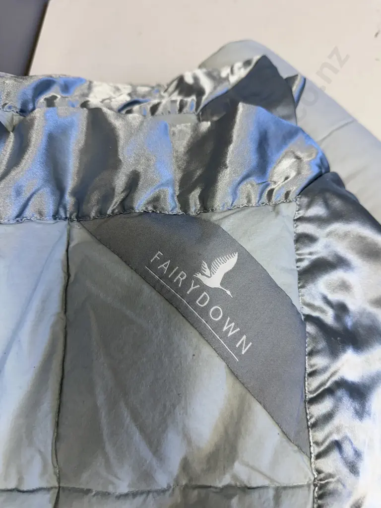 Fairydown Coverlets Blue Tones Satin Edging Image 1++