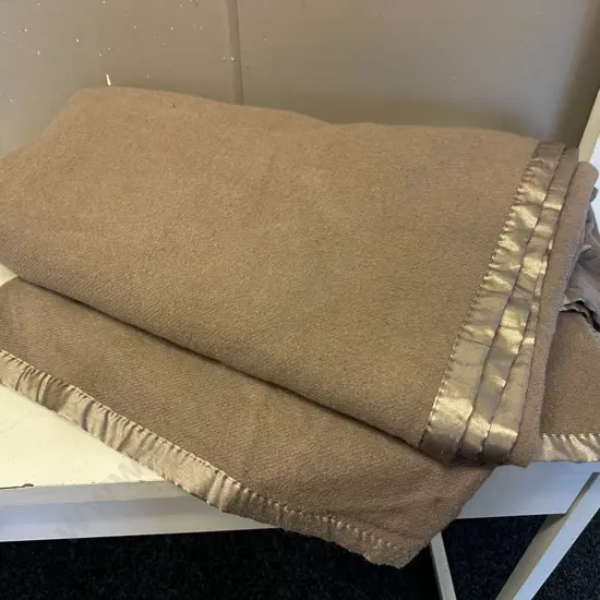 Mercer & Reid Bamboo/Wool Blanket With Satin Edges