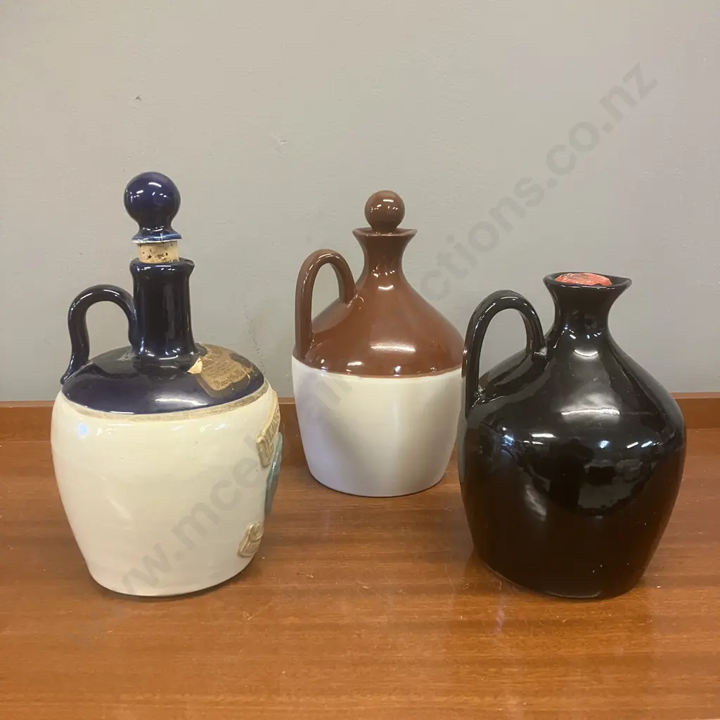 King of Scots & Kings Ransom Stoneware Jugs x 3 Image 1++