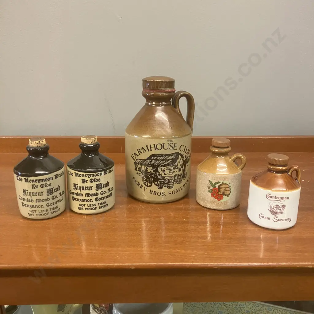 Cider & Mead Jugs x 5 Image 1++