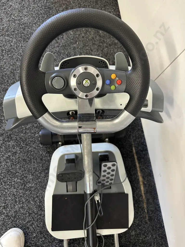 XBox 360 Racing Wheel & Wheel Stand Pro Image 1++