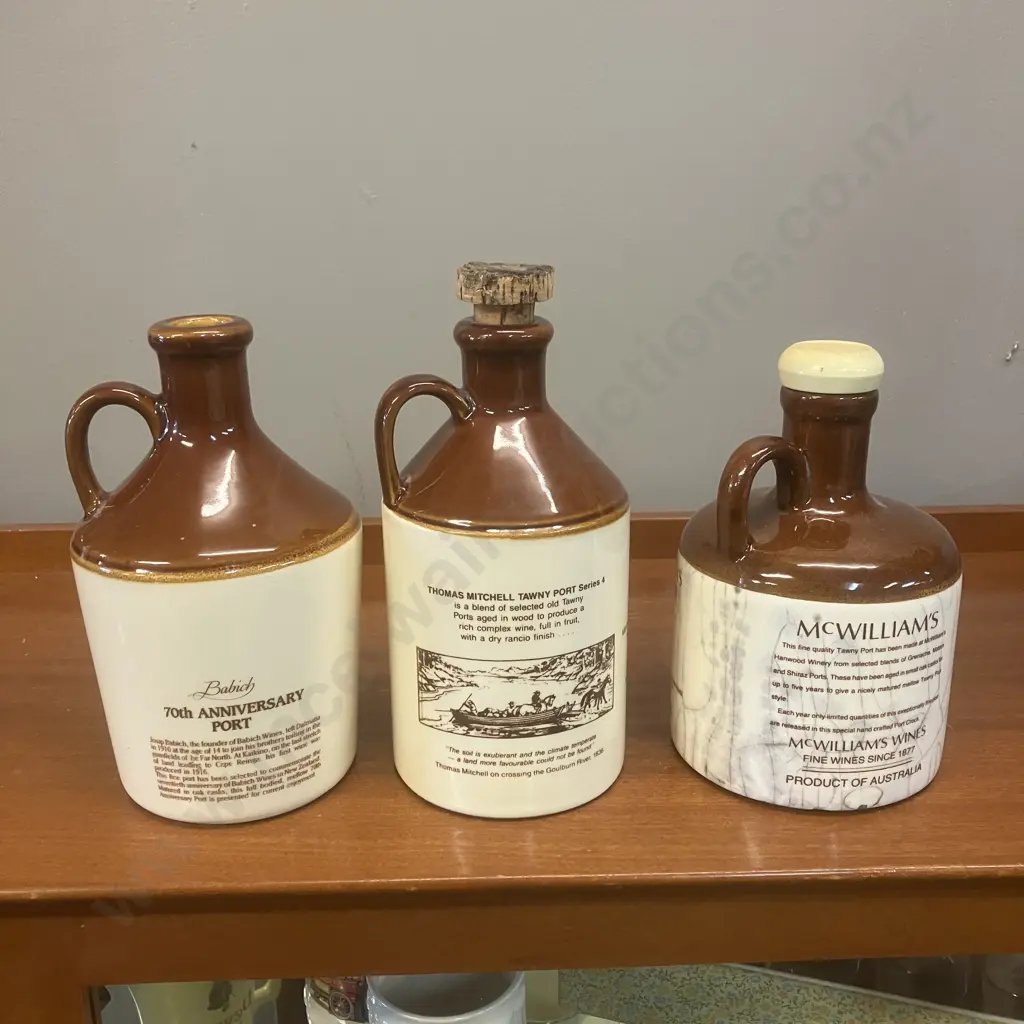 Vintage Babich, Thomas Mitchell & McWilliams Port Jugs Image 1++