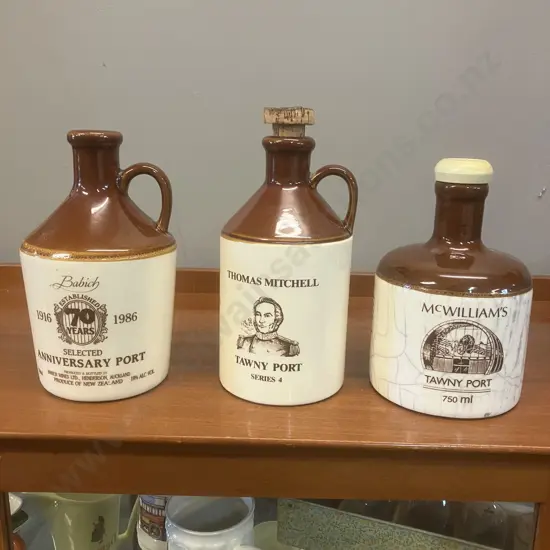 Vintage Babich, Thomas Mitchell & McWilliams Port Jugs