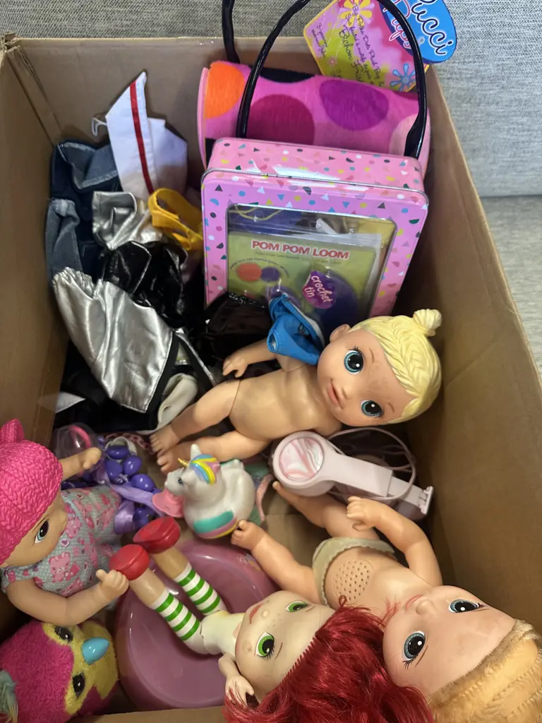 Assorted Dolls, Clothing Etc Image 1++