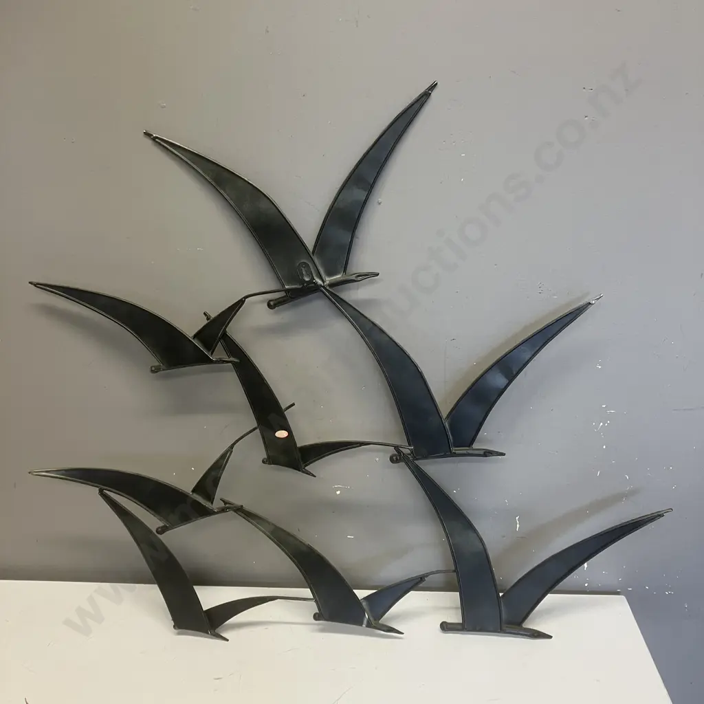 Metal Wall Art - Abstract Birds In Flight. 67 x 79.5cm Image 1++