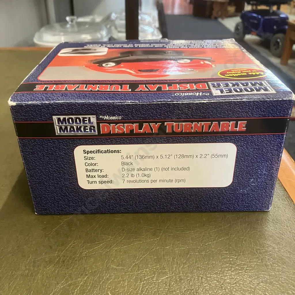 Model Maker Hobbico Display Turntable Auto Motorized for 1/24 or 1/64 Image 1++