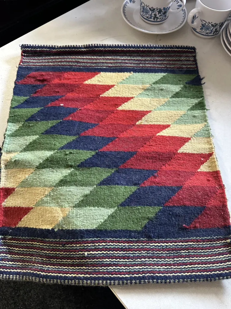 Assorted China Items Including Woven Multi Coloured Item Image 1++