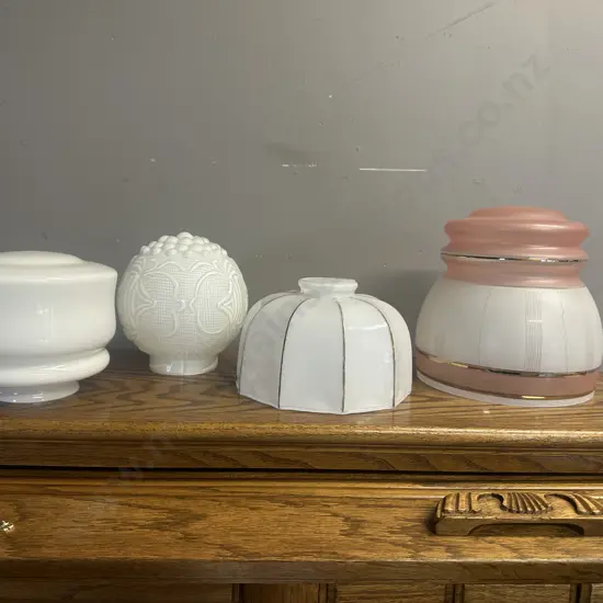 Selection Of Art Deco Glass Shades 