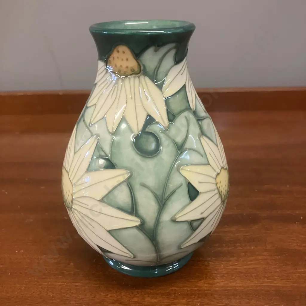 Moorcroft Pottery Summer Lawn Pattern Vase Signed By John Moorcroft 95. H14cm Image 1++