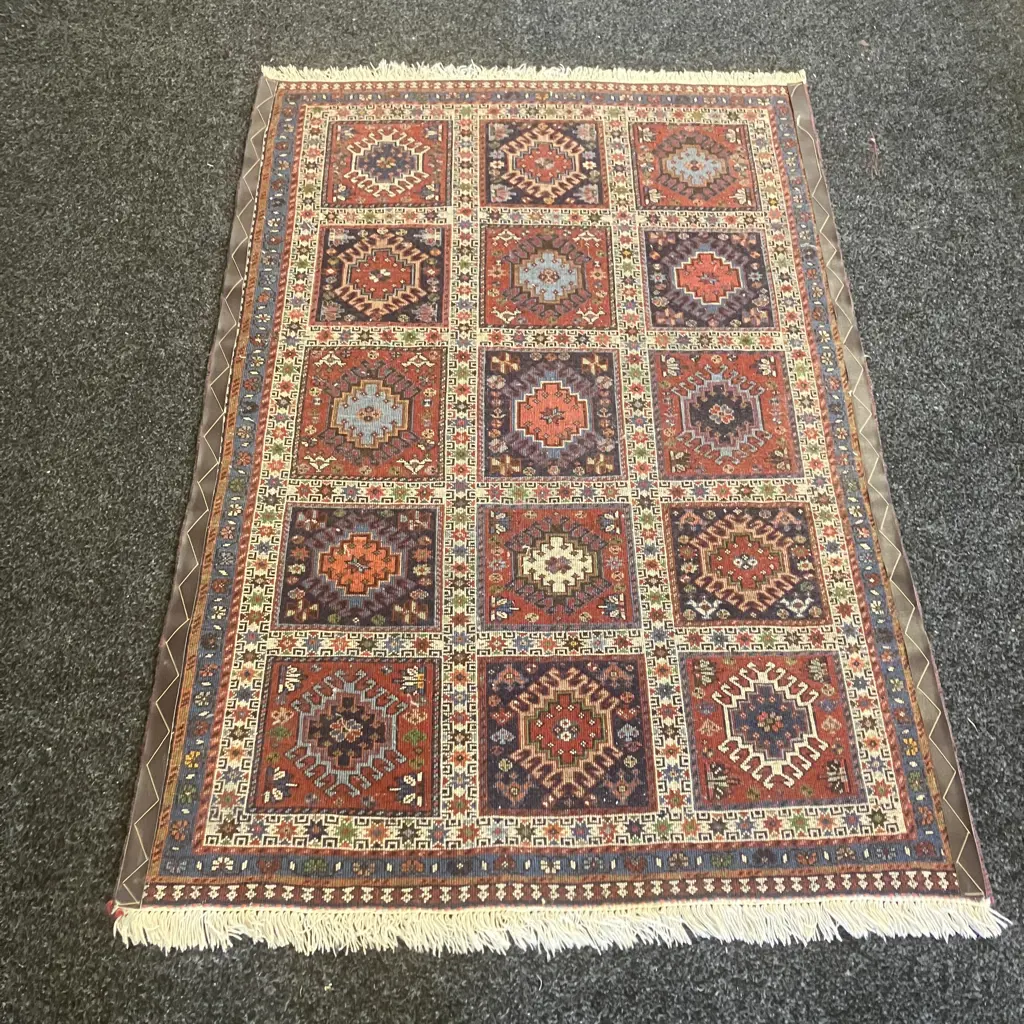 Persian Rug - Blues & Pinks 154 x 103cm Image 1++