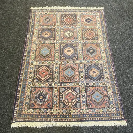 Persian Rug - Blues & Pinks 154 x 103cm