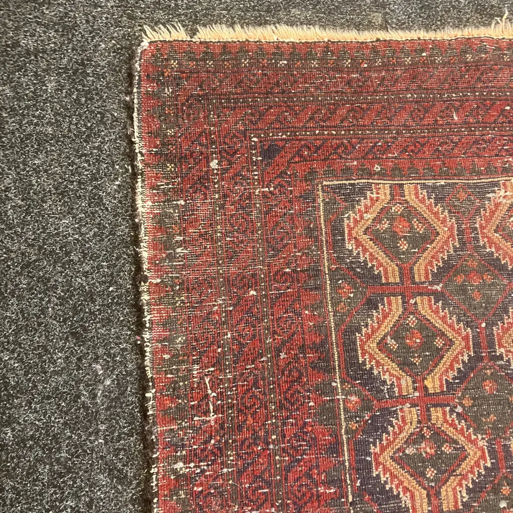 Persian Balouche Tribal Red Ground Rug 205 x 112cm Image 1++