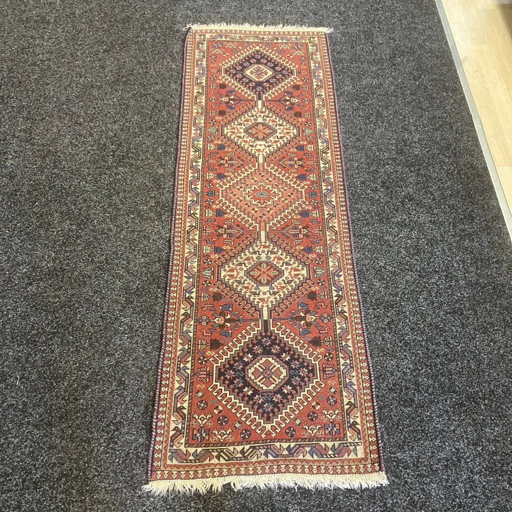 Persian Floor Runner - Browns & Blues 167 x 55cm Image 1++