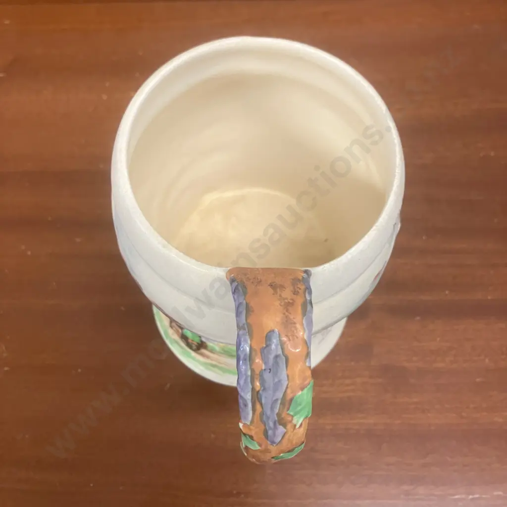 A Crown Devon Fielding's The Irish Jaunting Car Killarney Musical Tankard Made In England - Working Abit. H17cm Image 1++