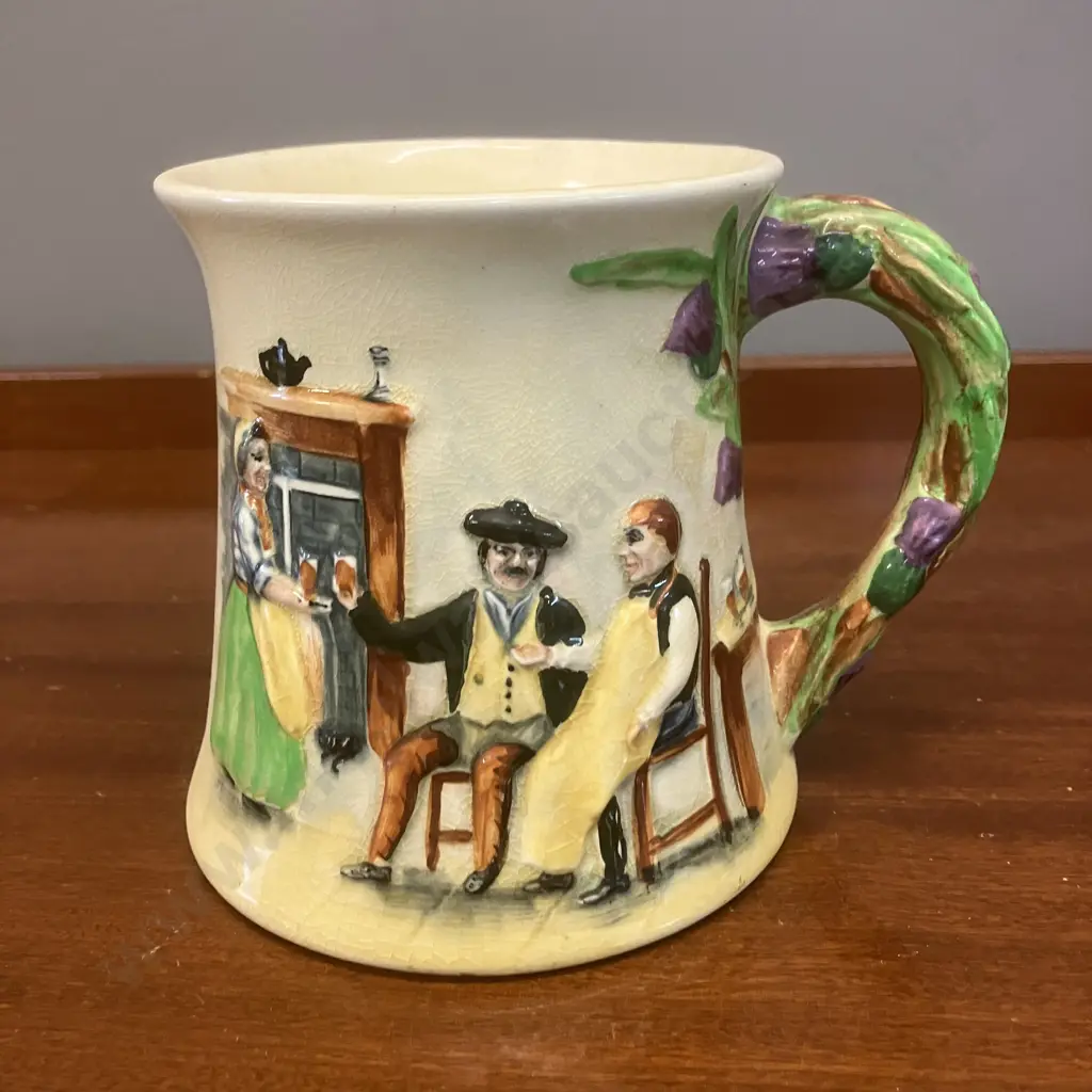 A Crown Devon Fielding's 'Auld Lang Syne' Musical Tankard Made In England - Working. H11.5cm Image 1++
