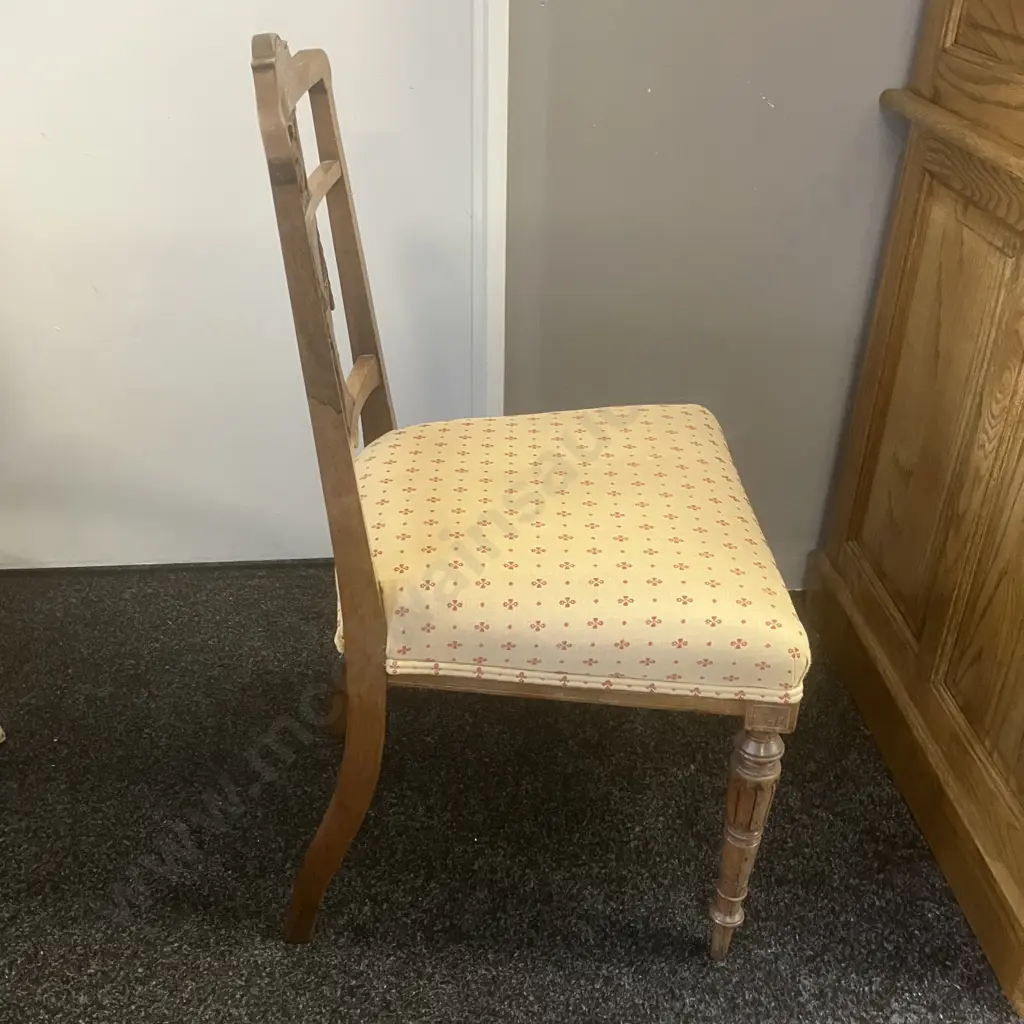 Antique Edwardian Sheraton Revival Dining Chair Image 1++