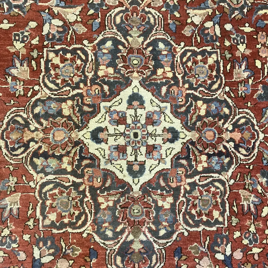 Persian Rug - Blues, Reds & Greens 198 x 132cm Image 1++