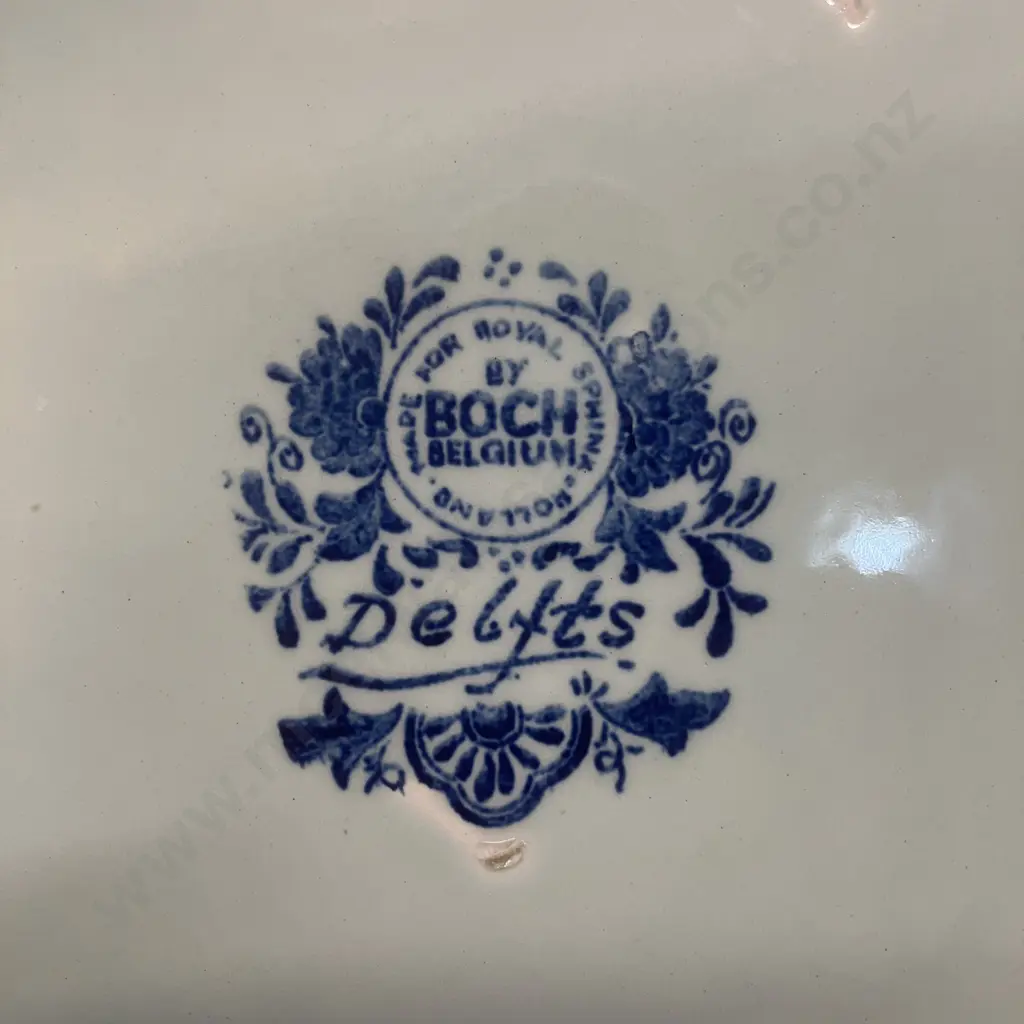 Royal Sphinx Boch Delfts Large Wall Plate. Dia 39cm Image 1++
