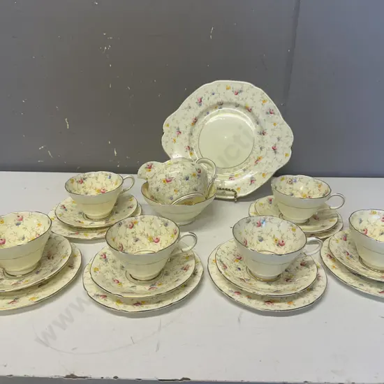 Vintage Paragon Tea Ware Comtesse Pattern