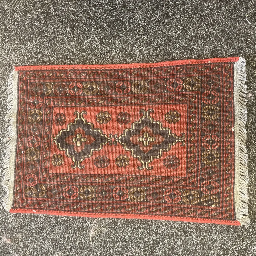 Persian Rug - Reds & Browns 60 x 42cm Image 1++