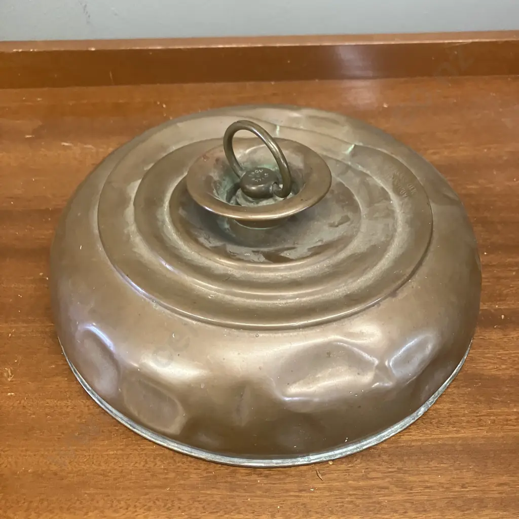 Antique Warranted Solid Copper Hot Water Bottle / Bed Warmer Image 1++
