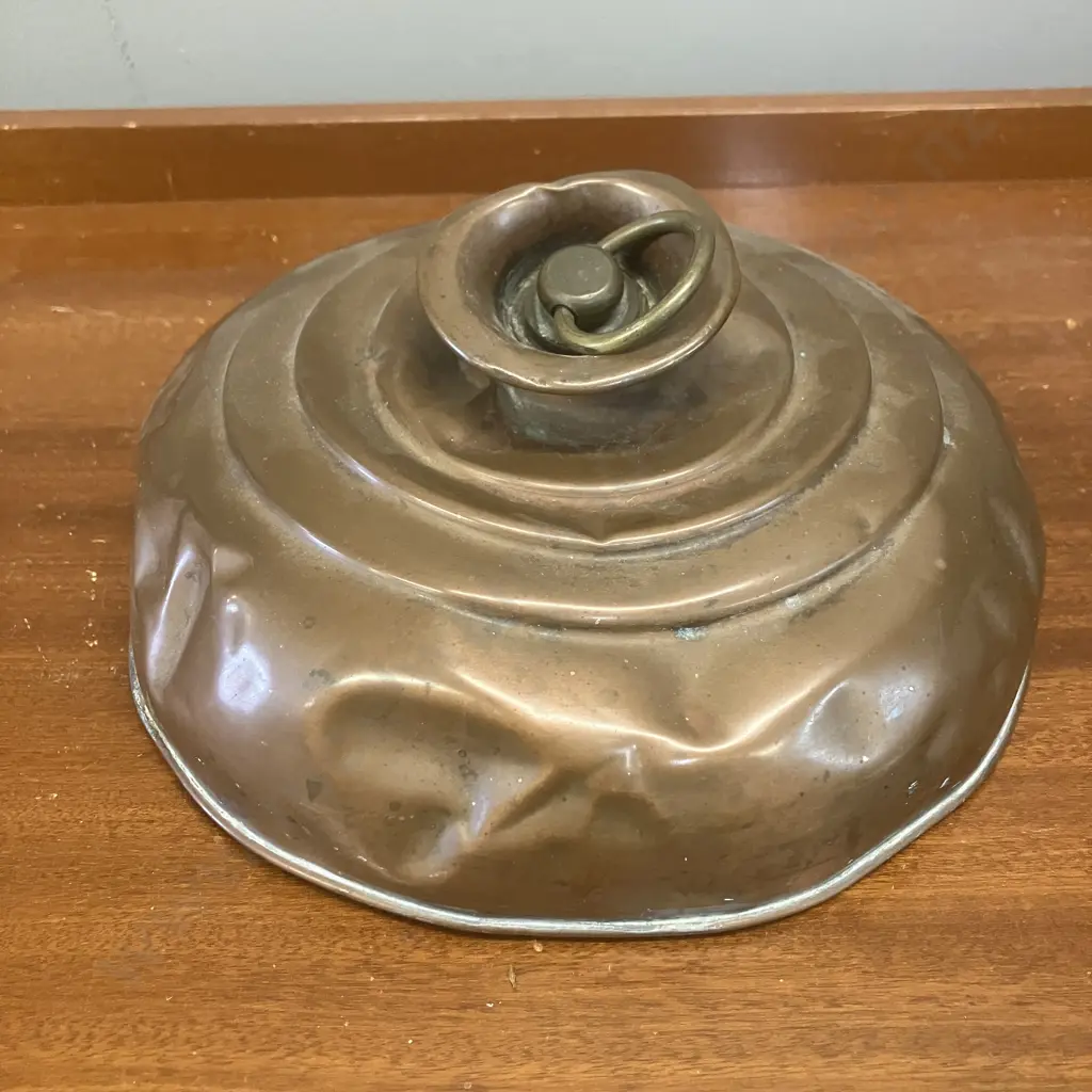 Antique Solid Copper Hot Water Bottle / Bed Warmer Image 1++
