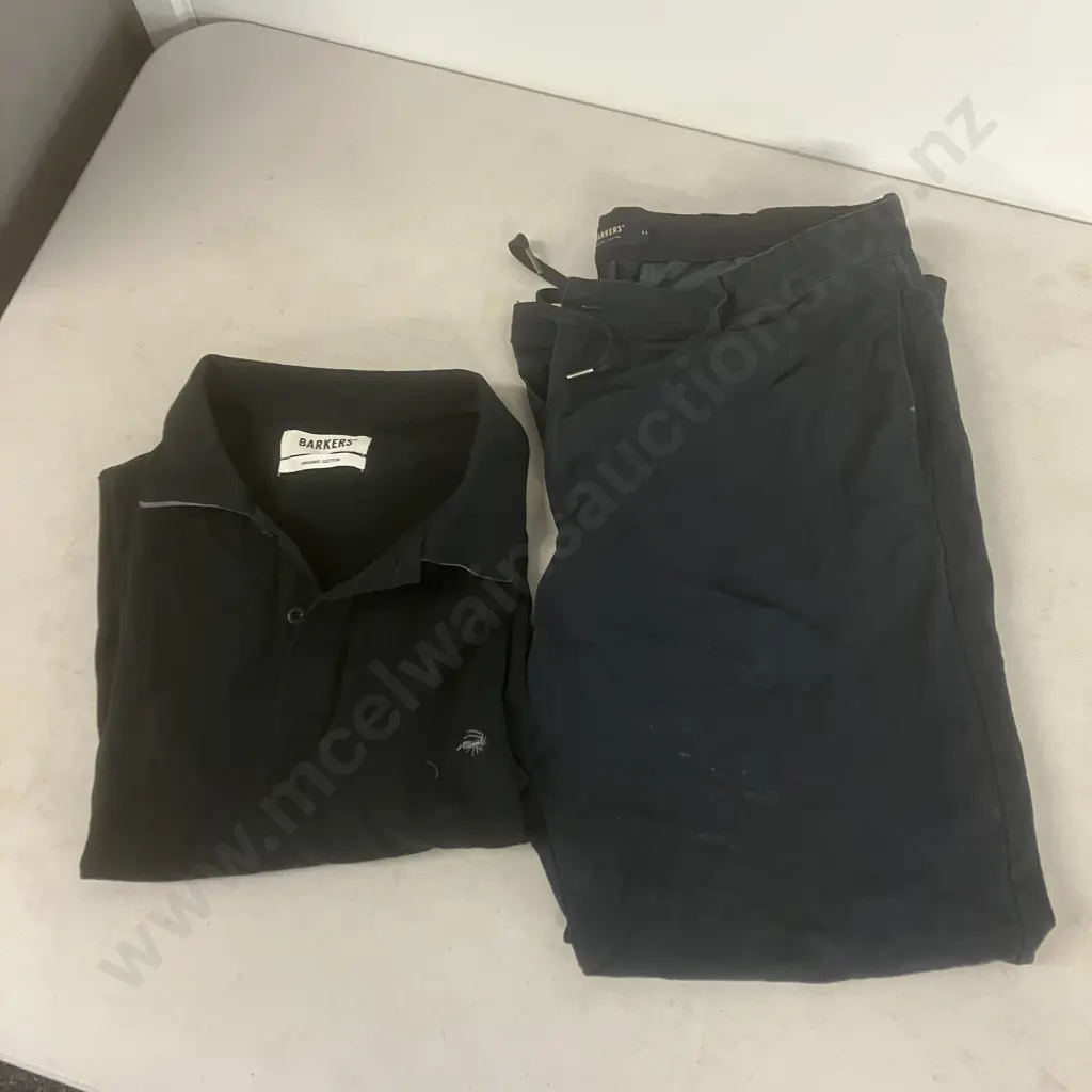 Barkers Size XL Pants & Polo Tee Shirt Image 1++