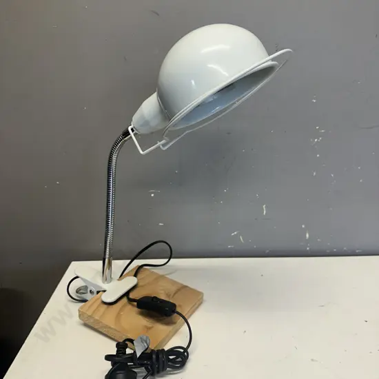 Vintage Ikea Desk Lamp With Cream Shade
