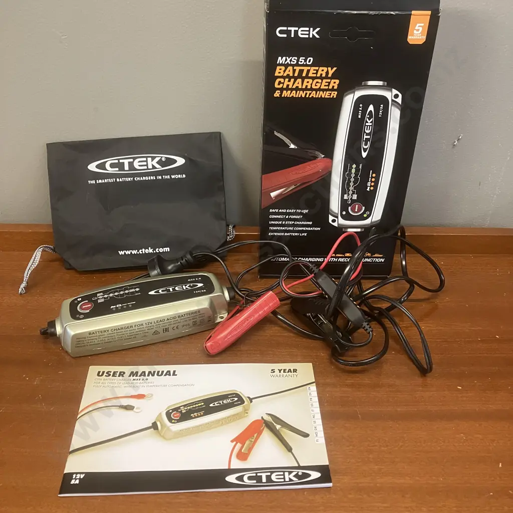CTEK Battery Charger 12v 5 Amp 8 Stage - MXS5.0 Image 1++