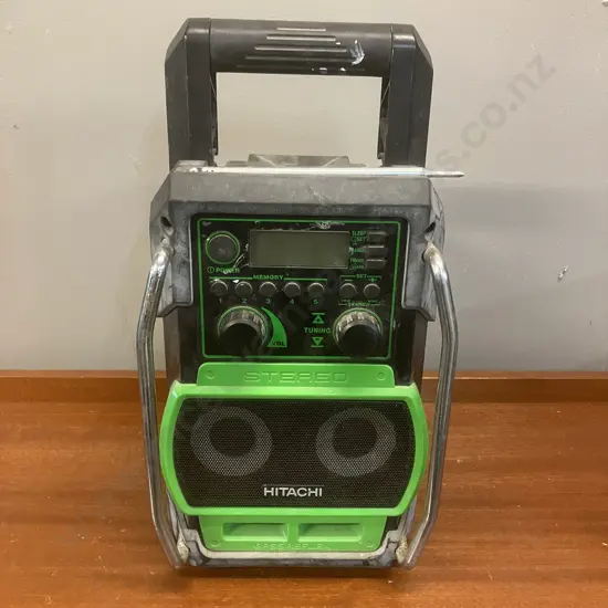 Hitachi Koki UR18DSL 9.6-18v Cordless Site Radio Skin Only