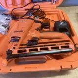 Paslode IM250A 16Ga Cordless Angled Finish Nailer, 2 x Batteries, Charger, Manual, Brads Etc In Moulded Case Image 1++