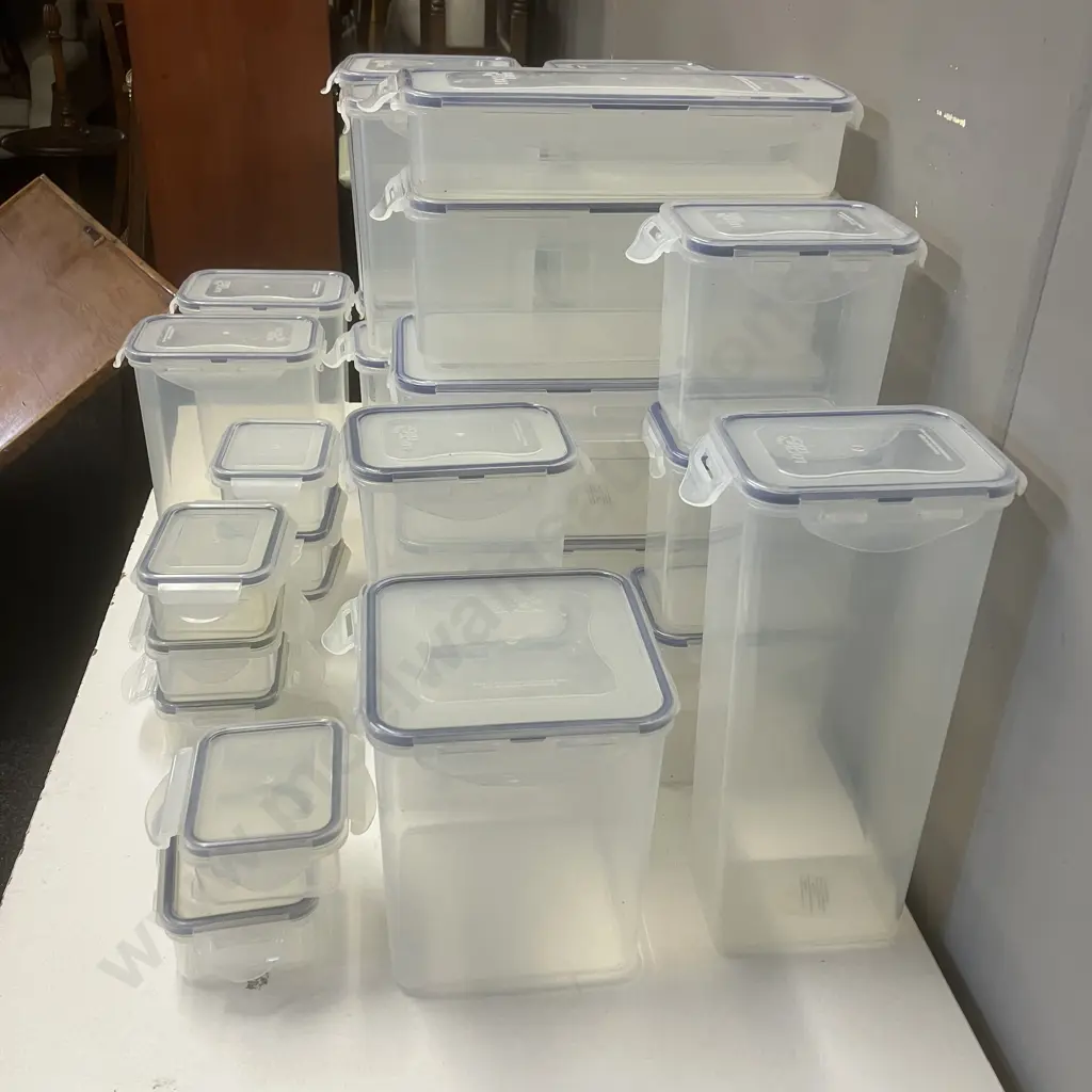Assorted Lock & Lock Plastic Containers With Lids Image 1++