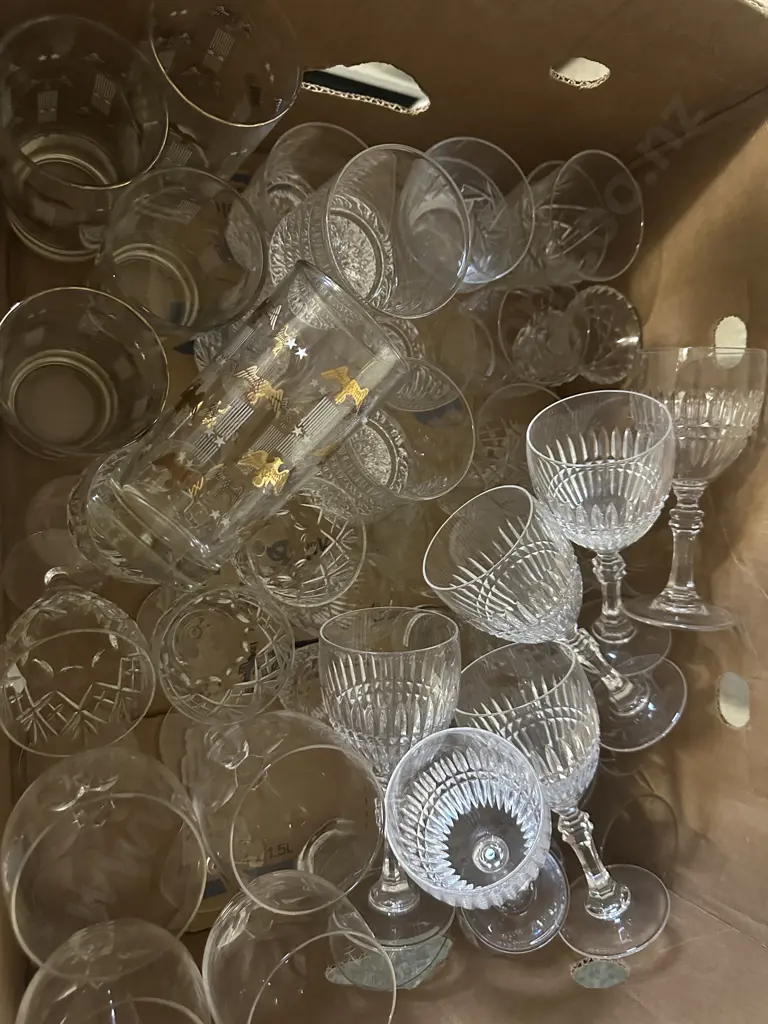 Selection Of Glasses Including Crystal Etc Image 1++