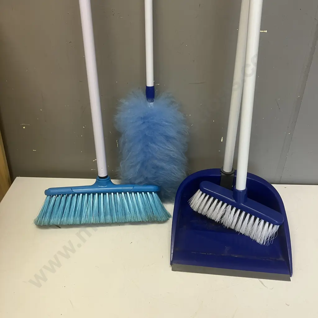 Broom, Brush With Pan, Duster Image 1++