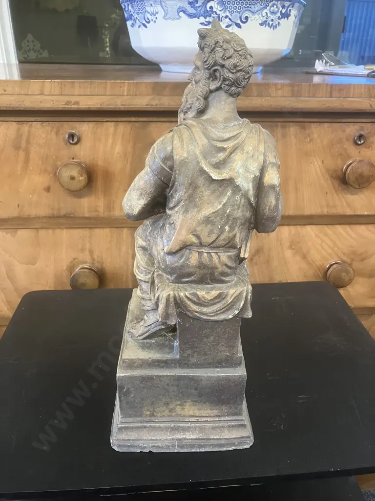 Michelangelo's Moses Statue 46cm High Figurine Image 1++