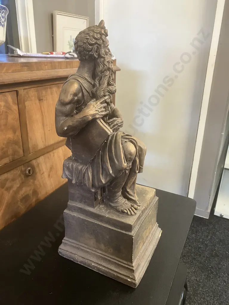 Michelangelo's Moses Statue 46cm High Figurine Image 1++