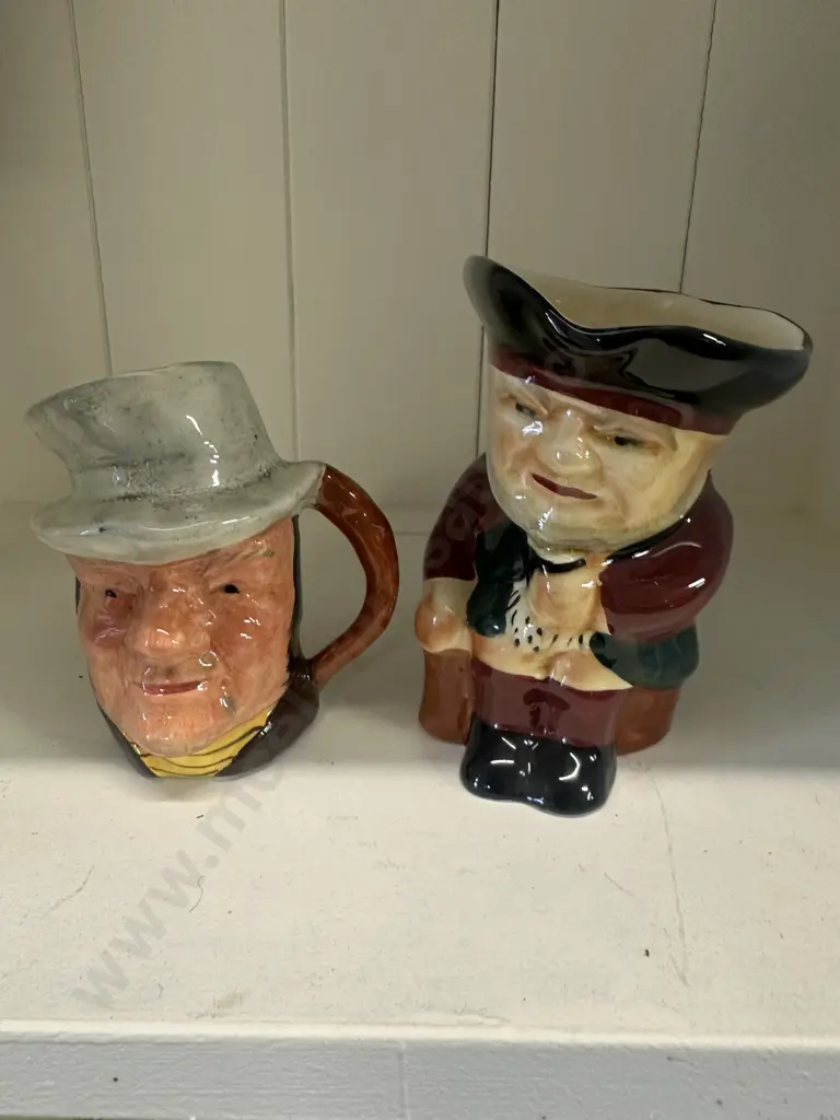 Staffordshire Shorter & Sons & Sterling Toby Jugs Image 1++