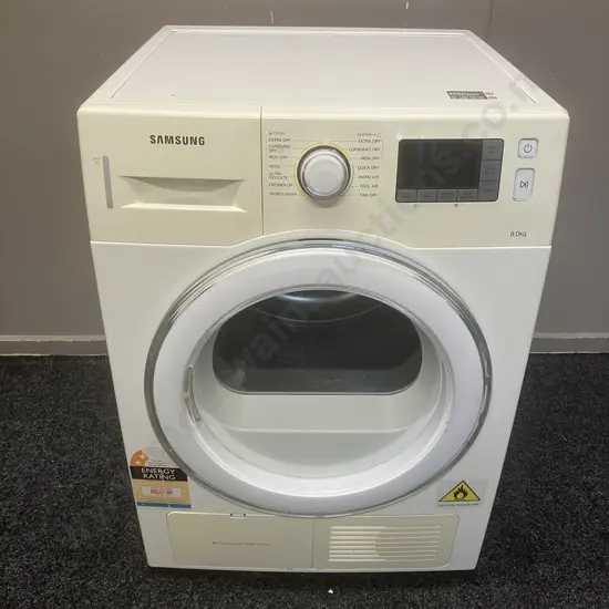 Samsung 8Kg Dryer Model DV80H4100CW