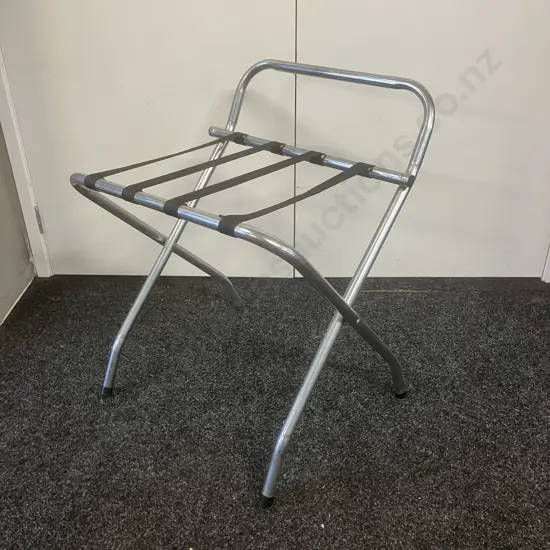 Chrome Folding Luggage Rack