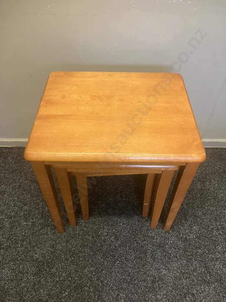 Nest of Three Side Tables - H40, 41 & 56cm Image 1++