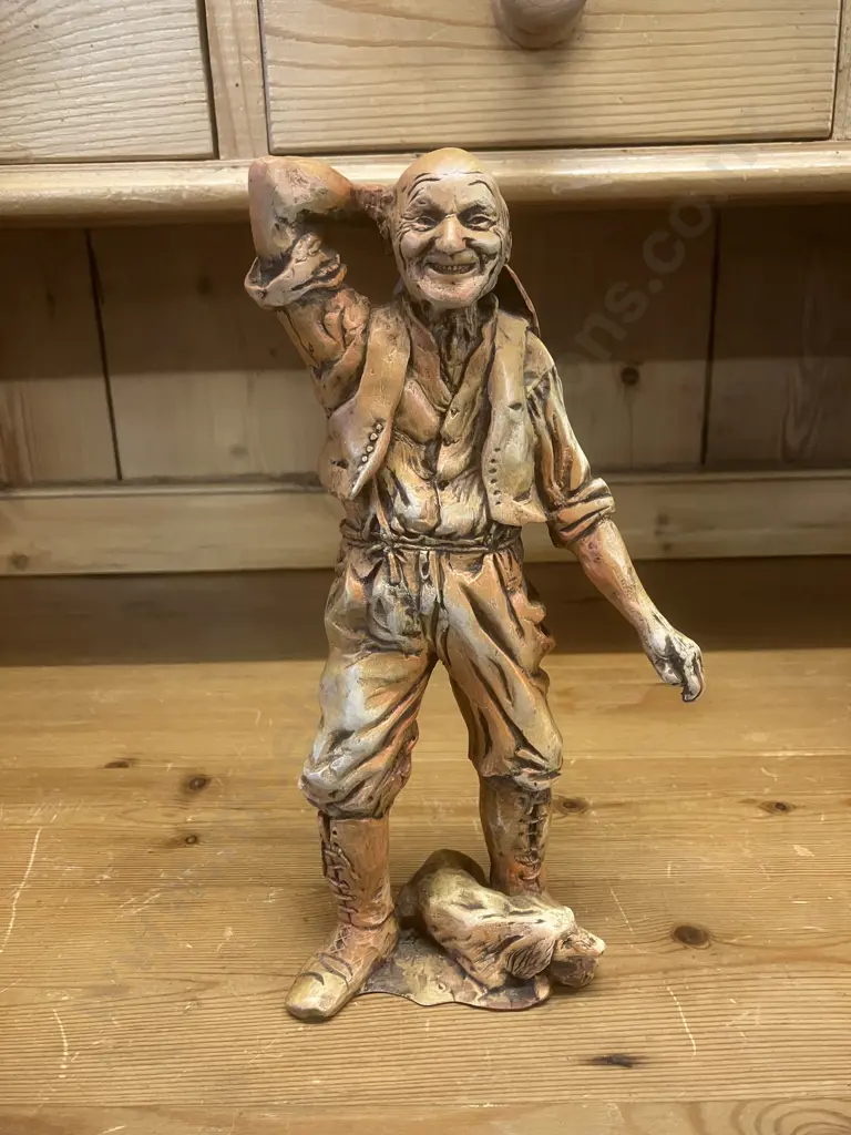 Gold Prospector Figurine Allen Davey & Co -  334 of 500 3rd Limited Edition. H23cm Image 1++