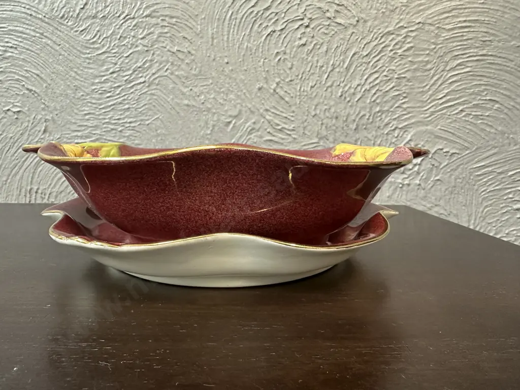 Royal Winton Grimwades Petunia Pink Ceramic Draining Bowl Image 1++
