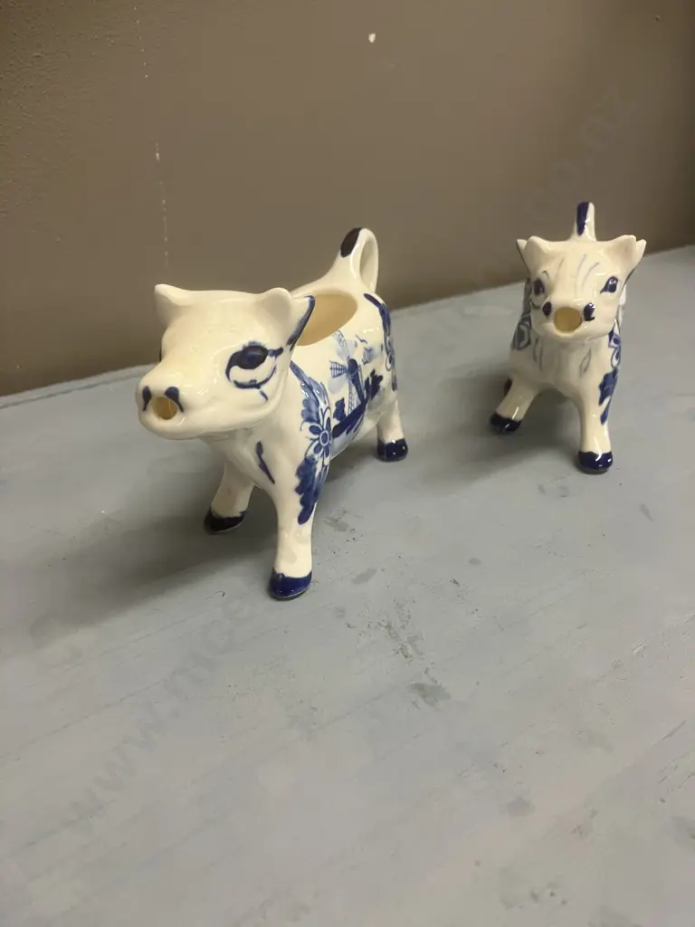 Vintage Delft Cow Creamers & Jersey Cow Creamer Image 1++
