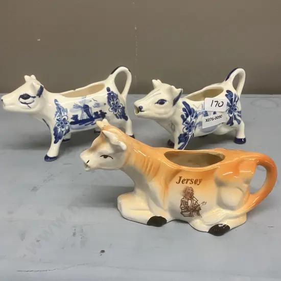Vintage Delft Cow Creamers & Jersey Cow Creamer