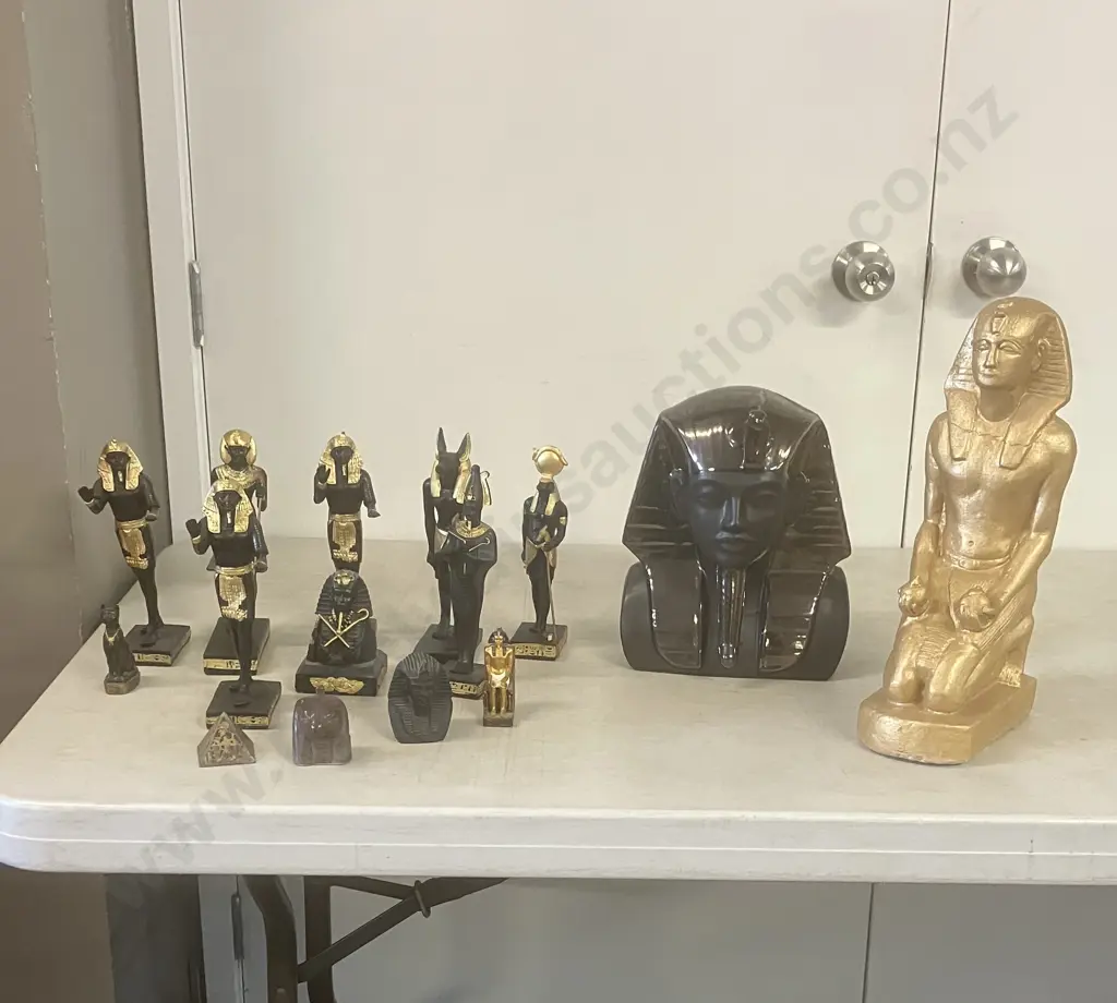 Egyptian Figurines, Concrete Ornament Etc Image 1++