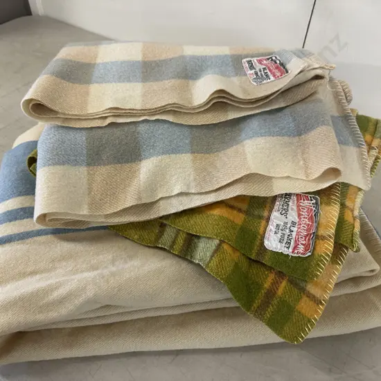 Selection Of Vintage Blankets