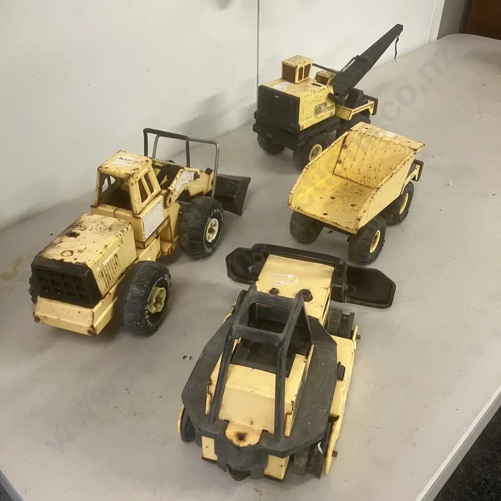 Tonka Pressed Steel Toys x 4 (Vintage Condition) Image 1++