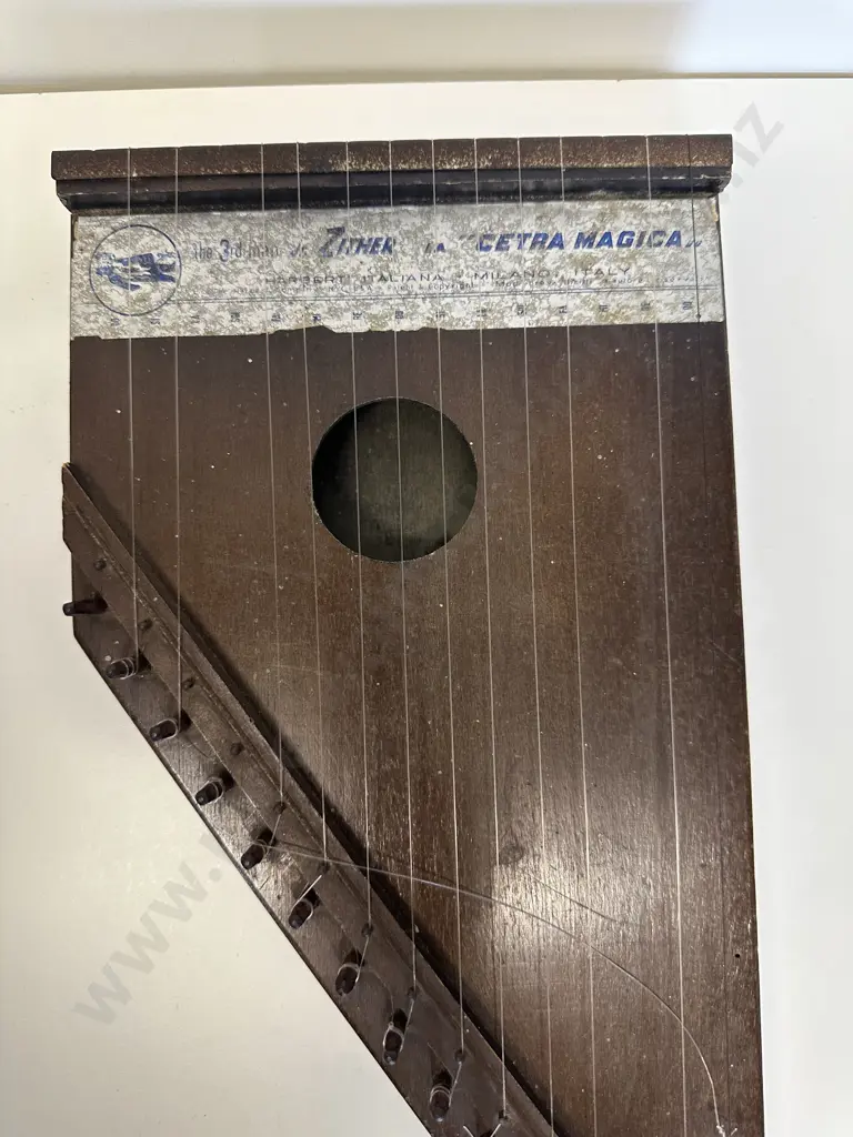 Vintage Zither Acetra Magica Stringed Musical Instrument (as found)  Image 1++
